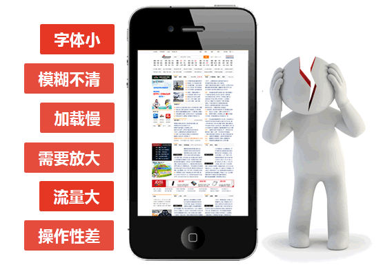 PC端網(wǎng)站在手機(jī)上展現(xiàn)的效果 PC端網(wǎng)站在手機(jī)上展現(xiàn)的效果
