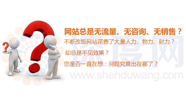 為什么您的營銷型網(wǎng)站無流量、無咨詢、無銷售